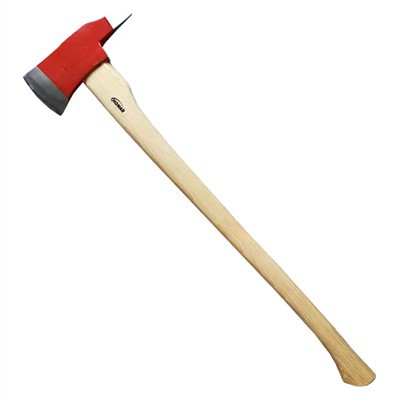 Feuerwehr-Sturzaxt mit Holzgriff